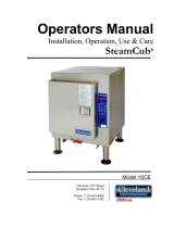 Cleveland Electric Steamer 1SCE User manual