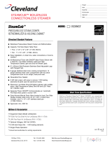 Cleveland Range SteamCub 1SCEMCS User manual