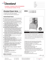 Cleveland Electric Steamer 42-CKGM-200 User manual
