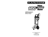 Fantom Vacuum Pressure Washer VPW43H User manual