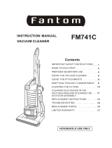 Fantom Vacuum Cleaner FM741C User manual