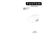 Fantom Vacuum Vacuum Cleaner FM401 User manual
