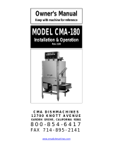 CMA Dishmachines CMA-180 User manual