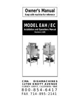 CMA Dishmachines EAH-T User manual