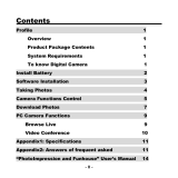 Cobra Digital Digital Camera DC360 User manual