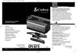 Cobra Electronics Marine Battery CPI 875 User manual
