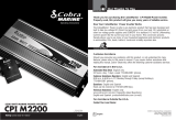 Cobra Electronics Marine Battery CPI M2200 User manual