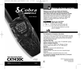 Cobra Electronics Two-Way Radio CXT420C User manual