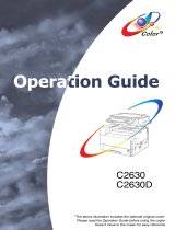 ColorVision KM-C2630D User manual