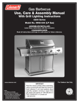 Coleman Gas Grill 9992-644 User manual