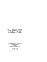 Compatible Systems Network Router 3500R User manual