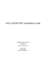 Compatible Systems HSSI-10/100 User manual