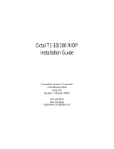 Compatible Systems Network Router T1-10/100 User manual