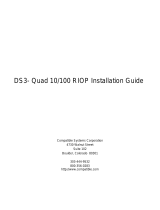 Compatible Systems DS3 User manual