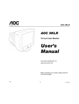 AOC 9KLR User manual