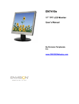 Envision Peripherals Computer Monitor EN7410e User manual