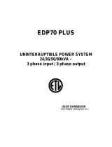 Energy Tech Laboratories Power Supply EDP70 User manual