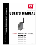 Compex Technologies Network Card WPE54 User manual