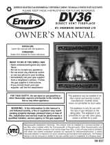 Enviro DV36 User manual