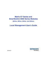 Enterasys Networks SmartSwitch 6000 User manual