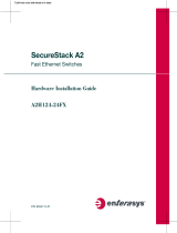 Enterasys Networks SecureStack A2 A2H124-24FX User manual