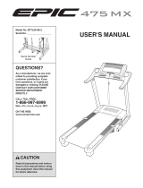 Epic Fitness Treadmill EPTL09106.2 User manual