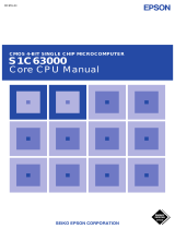 Epson Personal Computer S1C63000 User manual