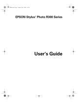 Epson R300 - Stylus Photo Color Inkjet Printer User manual