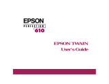 Epson Scanner 610 User manual