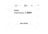 Epson L-500V User manual