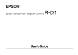 Epson Digital Camera R-D1 User manual