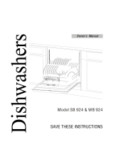 Equator Dishwasher SB 924 User manual