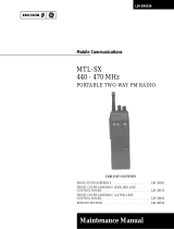 Ericsson MTL-SX User manual