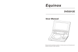 Equinox Systems Portable DVD Player DVD2012E User manual