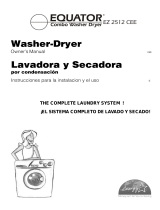 Equator Washer/Dryer EZ2512CEE User manual