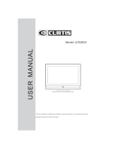 Esselte Computer Monitor LCD2622 User manual