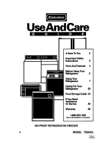 Estate Refrigerator TS25AQ User manual