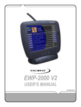 Escient Universal Remote EWP-2000 V2 User manual