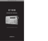 Eton E100 User manual