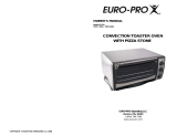 Euro-Pro Convection Toaster Oven User manual