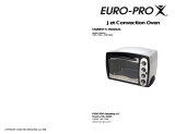 Euro-Pro Convection Oven JO287SP User manual