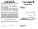 Euro-Pro GI490XH User manual