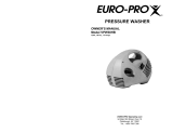 Euro-Pro Pressure Washer VPW38HB User manual