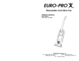 Euro-Pro Vacuum Cleaner EP604H User manual