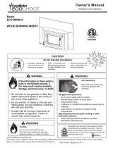 Heatiator Indoor Fireplace ECO-WINS18 User manual