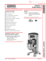 Hobart HL800 User manual