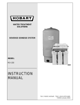 Hobart Water Dispenser RO-150 User manual