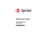 Hitachi Telephone SH-P300 User manual