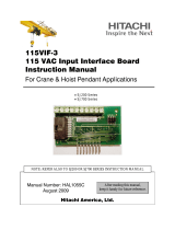 Hitachi 115VAC User manual