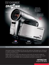 Hitachi Camcorder DZ-GX5060E User manual
